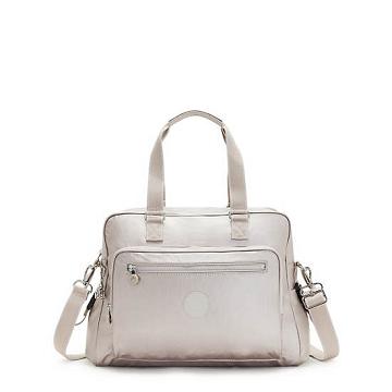 Kipling Alanna Metallic Diaper Bag Táska Bézs | HU 1242RV